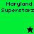 Green and black pixelated with 'Maryland Superstarz' text, two star icons in different positions