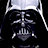 Darth Vader's helmeted face appears on a black background with green pixelated text reading 'I love brittany', 'dance dance party!!!', 'I am your Father', and 'lol'.