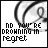 Black-and-white animated icon with swirling background and text reading 'AND YOU'RE DROWNING IN REGRET' in pixelated font, showing subtle animation changes across frames.