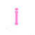 Pink 'i' and 'you' text with a pink heart symbol connected by dotted lines on white background, partially cropped at bottom right.