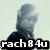 A pixelated image of a character with light-colored hair in a dark outfit, standing on rocky terrain with a cityscape background, overlaid with text elements.