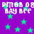 Purple background with green stars and repeated white text reading "ВАУ ВЕЕ" and "РМЕВ 08" in pixelated font.