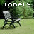 A pixelated bench in a grassy park with text overlays changing across frames.