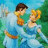 Pixelated image of two figures in a grassy outdoor setting with blue sky background; one figure wears white shirt and blue pants, the other wears green shirt and blue pants.