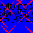 Blue background with red diagonal lines overlaid by black pixelated text repeating 'CAUTION' and partial phrases.