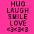Static image with bright pink background displaying repeated text and symbols in black pixelated font.