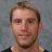 Pixelated portrait of a man with light brown hair and stubble, next to text reading "Rob Scuderi #45" above a Pittsburgh Penguins logo.