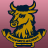 Pixelated icon with a golden bull on a pink background, next to yellow text reading 'CANIS CANEM EDIT' and a yellow square with a black 'R' and white star.