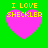 Four identical pixelated heart icons with yellow text "I LOVE CHECKLER" on a green background, arranged in a
