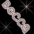 Animated contact sheet showing two frames of a heart-shaped chain icon with alternating light pink and gray segments against black background with starbursts.