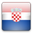 Static pixel art of a flag with horizontal red, white, and blue stripes and a central red-and-white checkered shield topped by a crown.