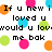 Pixelated text in black lowercase letters on white background with scattered colored circles, reading "If u new if i new who loved u I really we would u lov. would i b me bak sure i loved u if i was sure that loved u wouldnt b writing this".