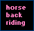 Pixel art contact sheet showing a character riding a horse across multiple animation frames with text label on left panel.