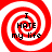 Four identical red and white spiral patterns with black text reading "I HATE my life" arranged in a