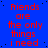 Blue background with red text repeating 'Friends are the only things i need' in multiple , some letters partially obscured by black dots