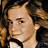 Animated contact sheet of three 48x48 pixel frames showing a young woman with light brown curly hair in different poses and expressions against gray backgrounds.