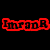 Three pixelated text icons display 'ImraoR' in red, cyan, and green on black backgrounds with a gray rectangle partially visible.