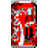 Animated red Coca-Cola bottle with white script text, showing sequential motion of the bottle's top section rotating and shifting position.