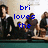 Two side-by-side pixelated images of a person in a black suit with a white collar, with blue text overlays reading 'bri loves the' and 'plain white t's' respectively.