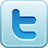 Pixelated blue 't' symbol on light blue square background with rounded corners and white border.