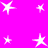 white star icons on a bright pink background, with varying star sizes and positions across the