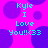 Pixelated cyan text on bright pink background with purple circles, reading "Kyle I Love You!!<33" in four identical quadrants.