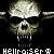 Pixelated skull icon with glowing eyes and dripping jaw, set against dark background with white text reading 'HELLRAISER 8' at bottom.