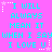 A static image with bright pink background and cyan text repeating "I WILL ALWAYS MEAN IT WHEN I SAY I LOVE U" in three , each bordered by white star-shaped dots