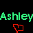 colorful 'Ashley' text icons with various shapes and colors on a black background, including red, green, pink, orange, yellow, blue, purple, and cyan elements