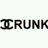 Pixelated black text on white background reads 'TRUNK' with a partial character to the left.
