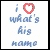 Two side-by-side pixelated images display identical text with a heart symbol changing from red to black.
