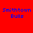 Red background with blue pixelated text "Smithtown Bulls" repeated in four identical quadrants.