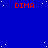 Blue background with white stars and red 'DIMA' text repeated in a pattern, plus a gray rectangle at the bottom right
