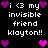 Pixelated text and heart symbols on black background with repeated phrases and color variations in hearts.