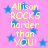 Pink background with blue stars and yellow text reading "Allison ROCKS harder than YOU!" repeated twice.