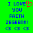 Green background with blue pixelated text reading 'I LOVE YOU FAITH ZEGEER!!!' and three blue '<3' symbols, with a red heart symbol replacing the 'O' in 'LOVE' on the left side.