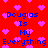 Red background with pink heart shapes and blue text reading "Douglas Is My Everything" repeated twice.