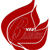 A static red flame icon with white highlights on a white background, rendered in a pixelated style with visible anti-aliasing.