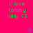 Green text reads 'i love tommy lally' with a heart symbol on a bright pink background, accompanied by blue star-like shapes that shift position across frames.