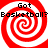 Four identical red and white spiral patterns arranged in a with black text reading 'Got Basketball?Basketball?' above each spiral