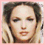 Four pixelated portrait of a woman with blonde hair, showing different facial expressions and angles against light backgrounds