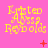 Yellow text reading 'Kristen Alyssa Reynolds' on a pink background with red symbols changing across frames.