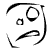Black-and-white sketch-style icons with stylized faces and repeated text elements, arranged in a -like layout on white background