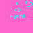 Pixelated cyan text and symbols on a solid pink background, with one frame showing an additional heart symbol.