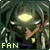 Animated icon of a character with dark hair and glowing eyes, displaying subtle vertical line artifacts across frames.