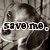 A black-and-white animated image of a dog's face with text overlays, showing sequential changes in the dog's expression and overlaid text.