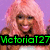 A four- shows a person with pink hair against a purple background, with text overlays changing