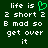 Green heart symbol replaces 'B' in text block on dark green background with white pixelated letters.