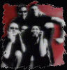 Animated sequence of four vertical showing people in various poses: group hugs, phone calls, and dynamic movements against colored backgrounds
