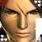 Animated avatar of a character with brown hair and a diagonal scar, showing heart icons changing in the top-left corner.